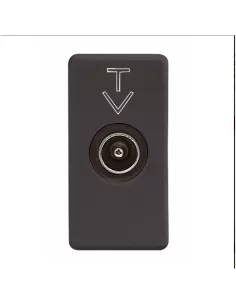 Gewiss gw21381 toma de TV directa c m 9,5mm sy//bk